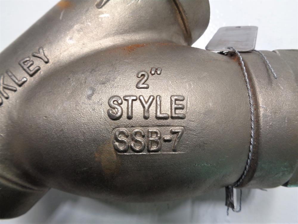 Keckley 2" NPT Stainless Steel Wye Y-Strainer, Style SSB-7